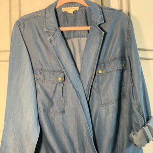 Michael Kors Denim  Blouse